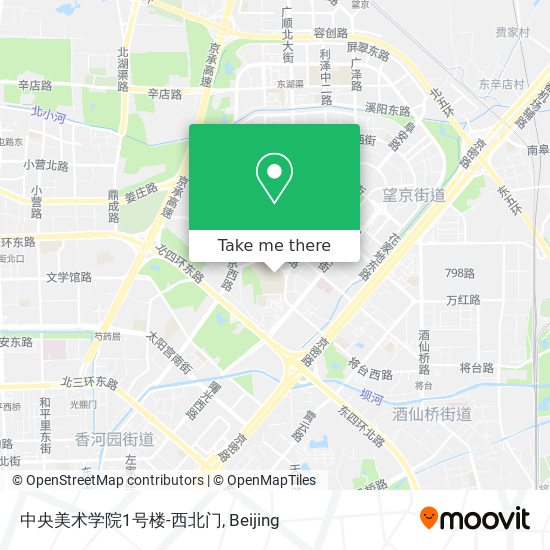 中央美术学院1号楼-西北门 map