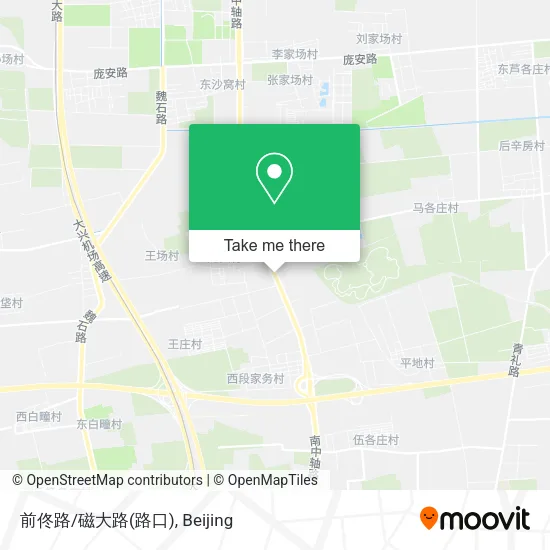 前佟路/磁大路(路口) map