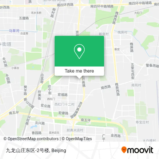 九龙山庄东区-2号楼 map