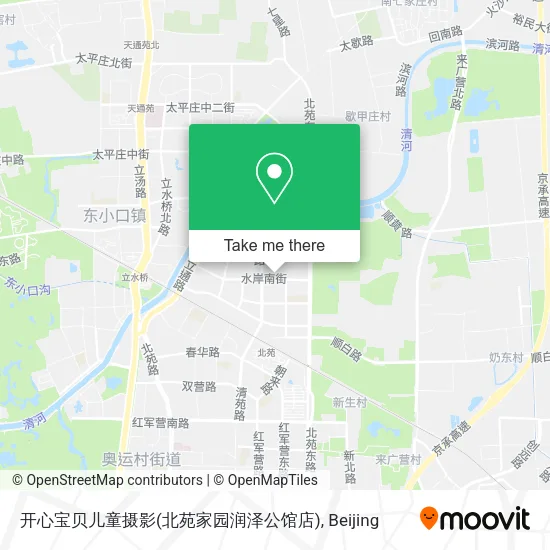 开心宝贝儿童摄影(北苑家园润泽公馆店) map