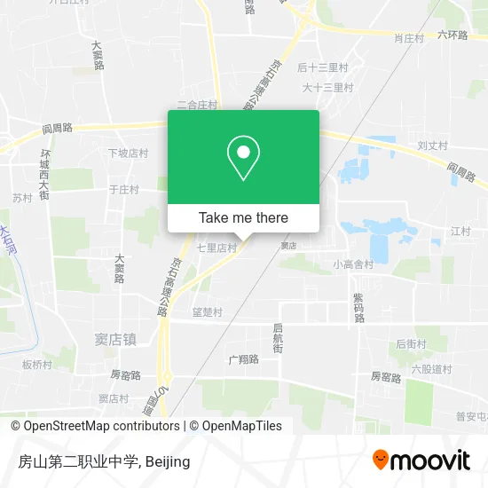 房山第二职业中学 map