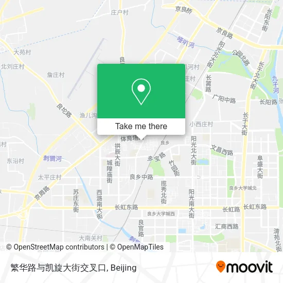 繁华路与凯旋大街交叉口 map