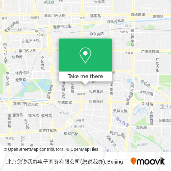 北京您说我办电子商务有限公司 map