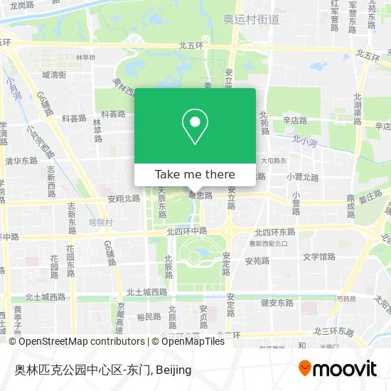 奥林匹克公园中心区-东门 map