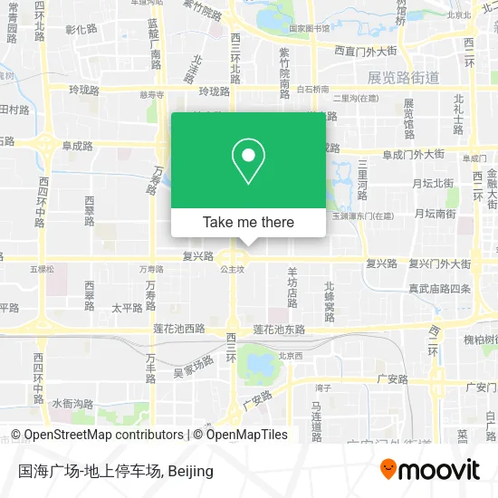 国海广场-地上停车场 map