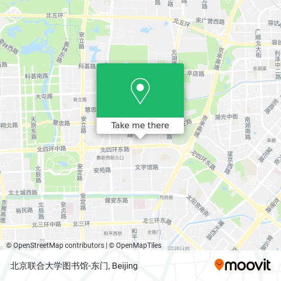 北京联合大学图书馆-东门 map