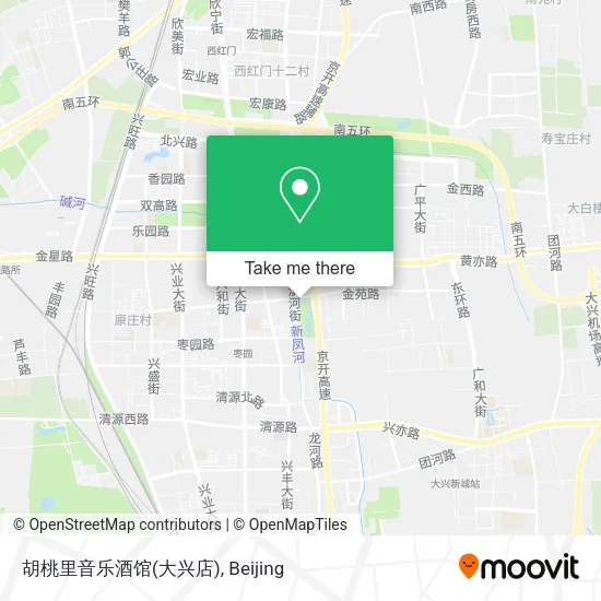 胡桃里音乐酒馆(大兴店) map