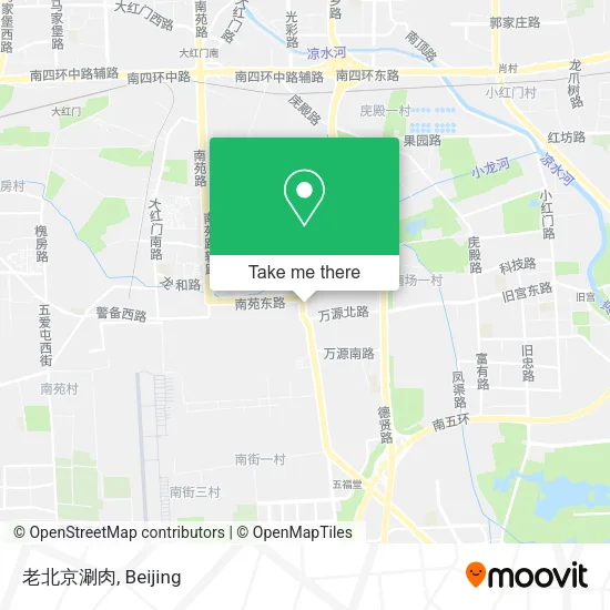 老北京涮肉 map