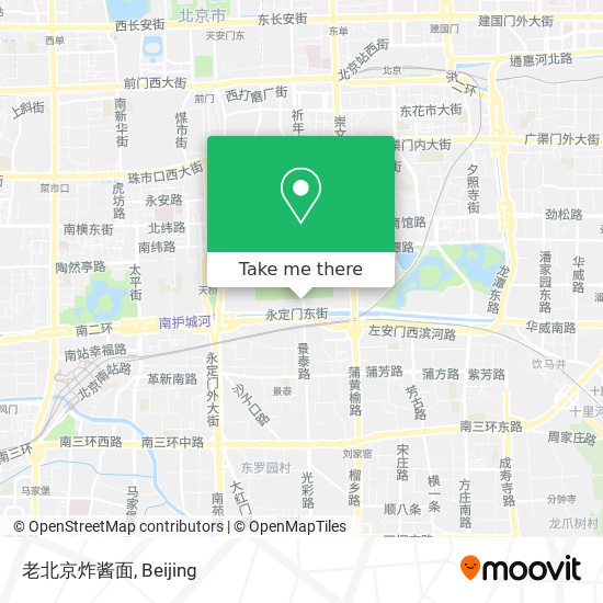 老北京炸酱面 map