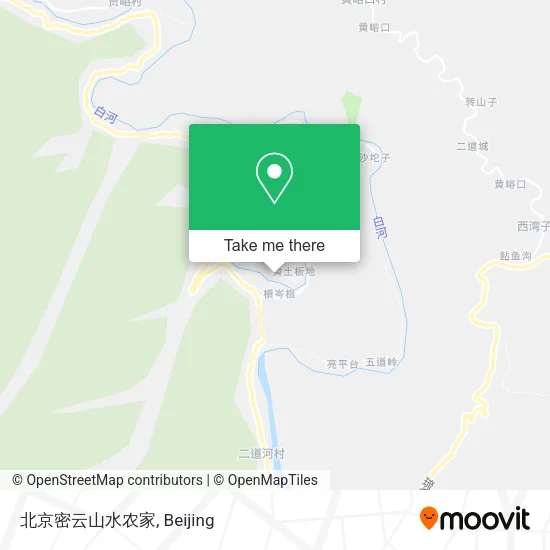 北京密云山水农家 map