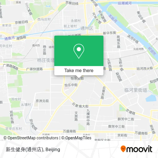 新生健身(通州店) map