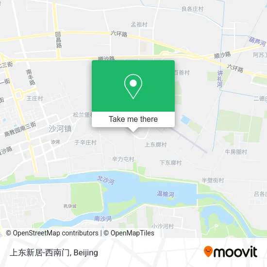 上东新居-西南门 map