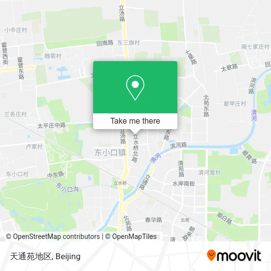 天通苑地区 map