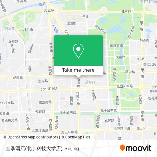 全季酒店(北京科技大学店) map