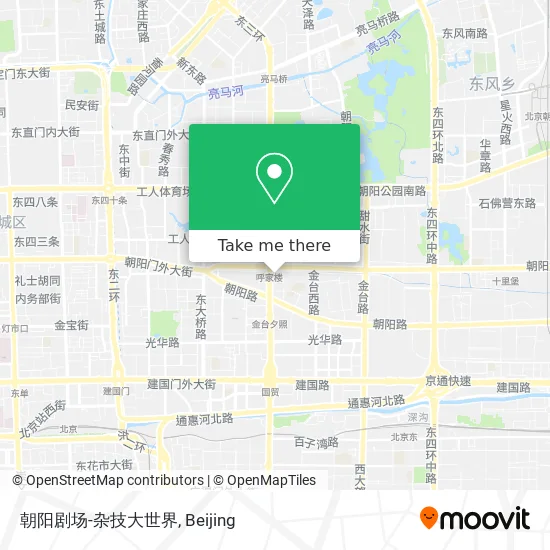 朝阳剧场-杂技大世界 map