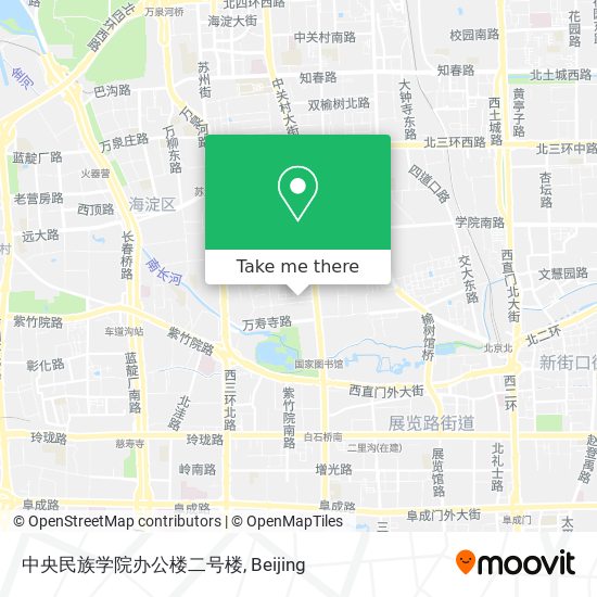 中央民族学院办公楼二号楼 map