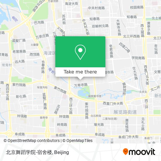 北京舞蹈学院-宿舍楼 map