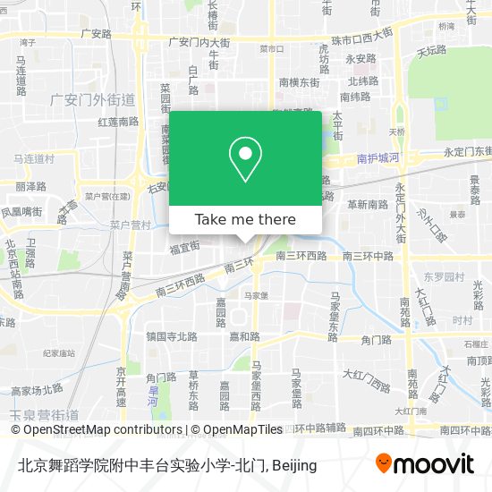 北京舞蹈学院附中丰台实验小学-北门 map