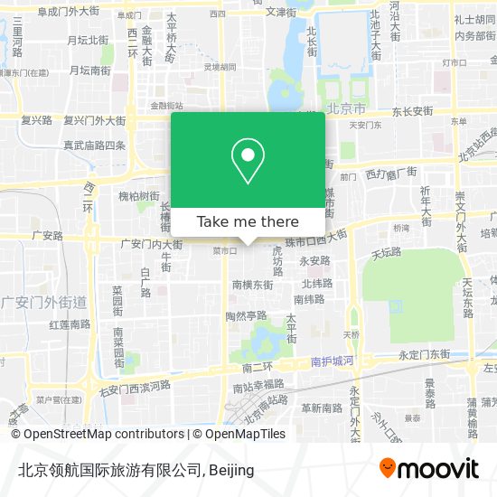 北京领航国际旅游有限公司 map