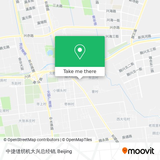 中捷缝纫机大兴总经销 map