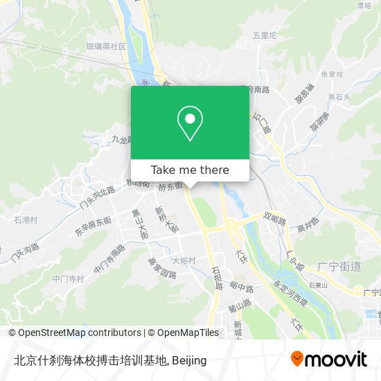 北京什刹海体校搏击培训基地 map