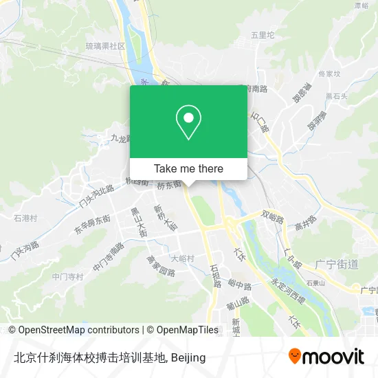 北京什刹海体校搏击培训基地 map