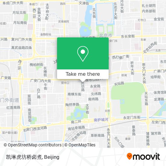 凯琳虎坊桥卤煮 map