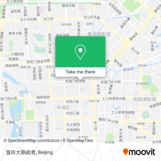 簋街大肠卤煮 map