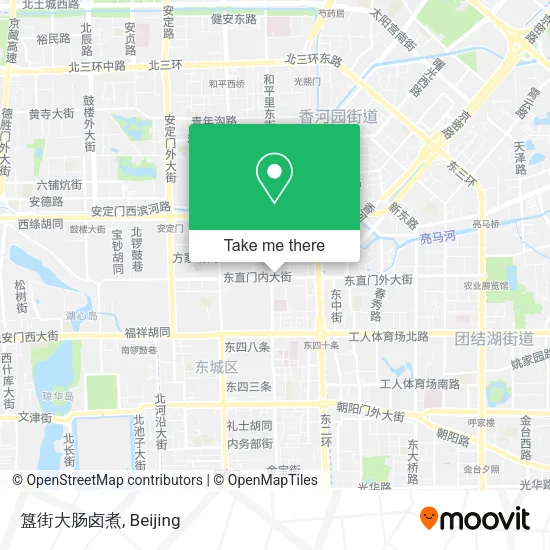 簋街大肠卤煮 map