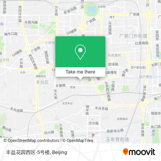 丰益花园西区-5号楼 map