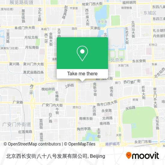 北京西长安街八十八号发展有限公司 map