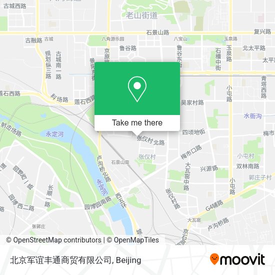 北京军谊丰通商贸有限公司 map