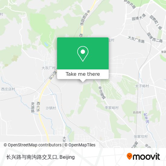 长兴路与南沟路交叉口 map