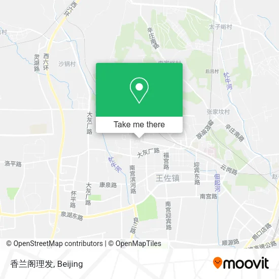 香兰阁理发 map