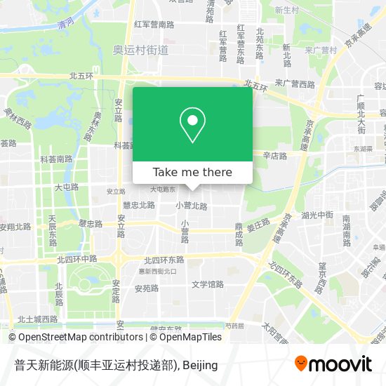 普天新能源(顺丰亚运村投递部) map