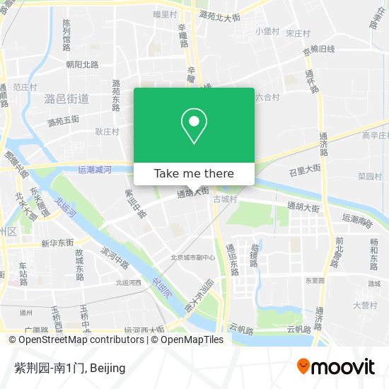 紫荆园-南1门 map