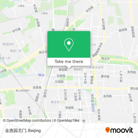 金惠园北门 map