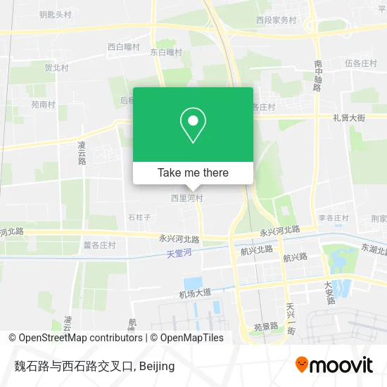 魏石路与西石路交叉口 map