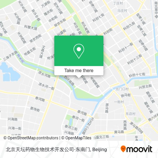 北京天坛药物生物技术开发公司-东南门 map