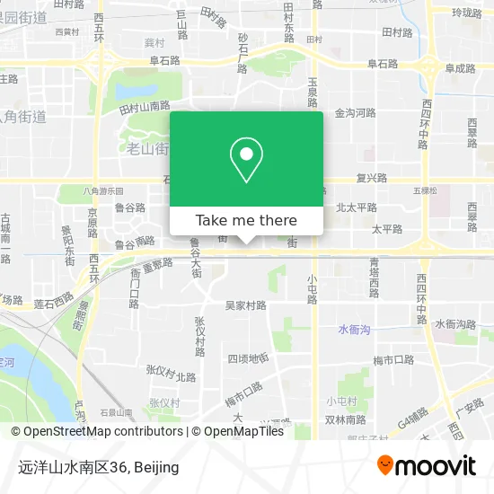 远洋山水南区36 map