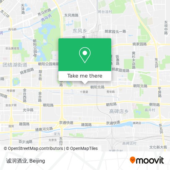 诚润酒业 map