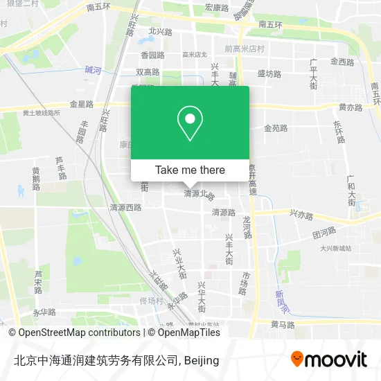 北京中海通润建筑劳务有限公司 map