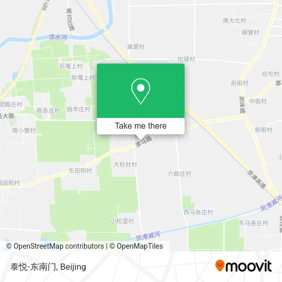 泰悦-东南门 map
