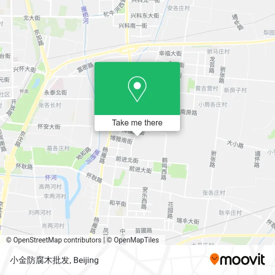 小金防腐木批发 map