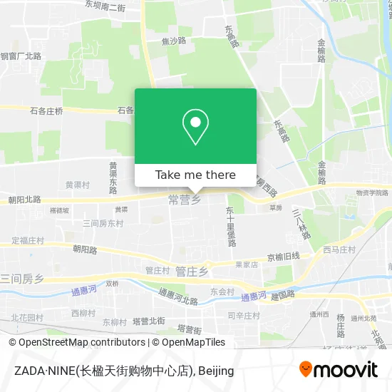 ZADA·NINE(长楹天街购物中心店) map