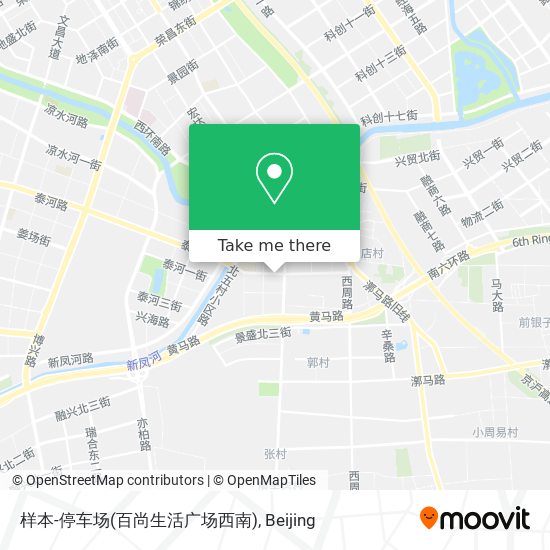 样本-停车场(百尚生活广场西南) map