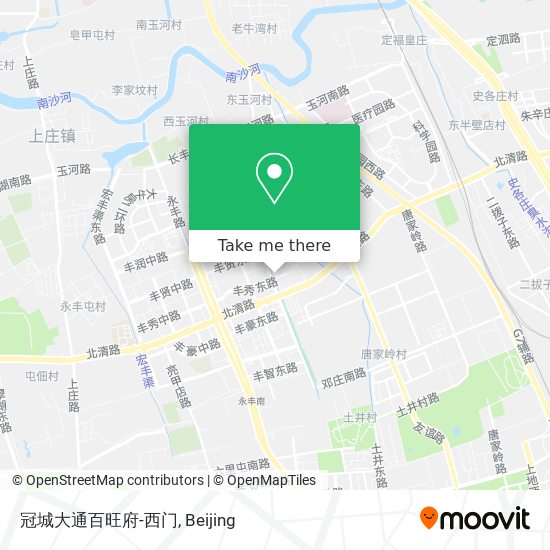 冠城大通百旺府-西门 map
