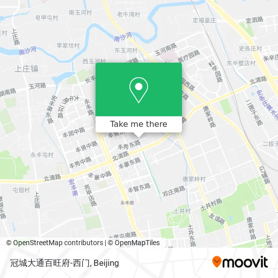 冠城大通百旺府-西门 map