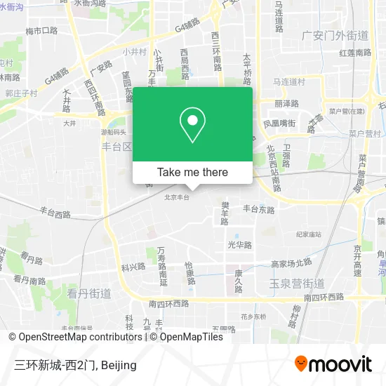 三环新城-西2门 map