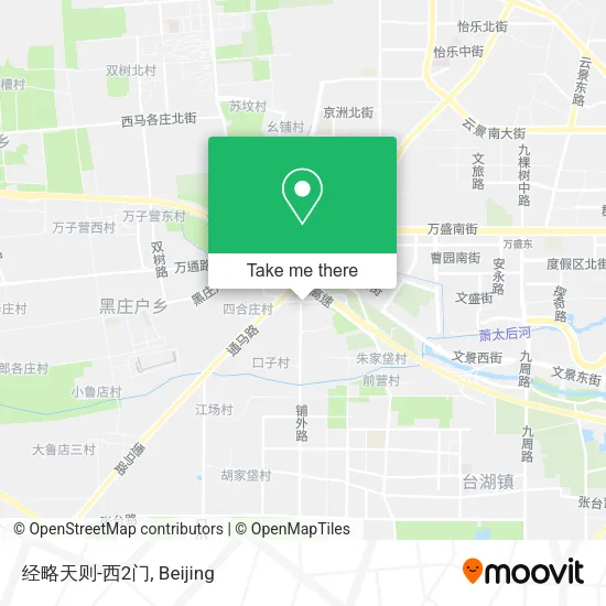 经略天则-西2门 map